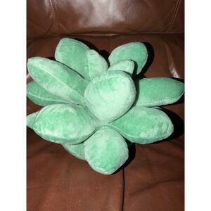 Green Succulent Plush Pillow Stuffed Plant Toy Home Decor Accent